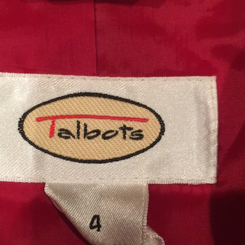 Talbots Dusky Red Single Button Blazer - image 3